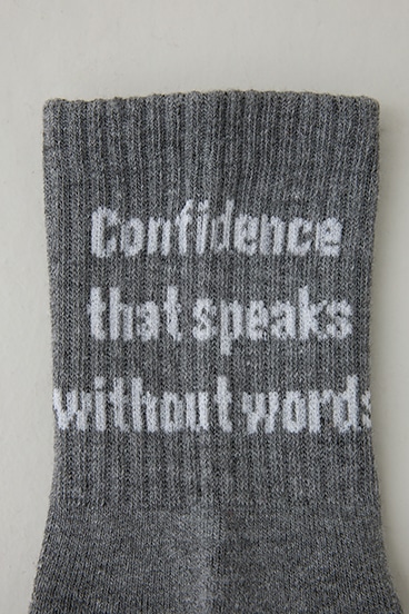 メッセージミドルソックス 詳細画像