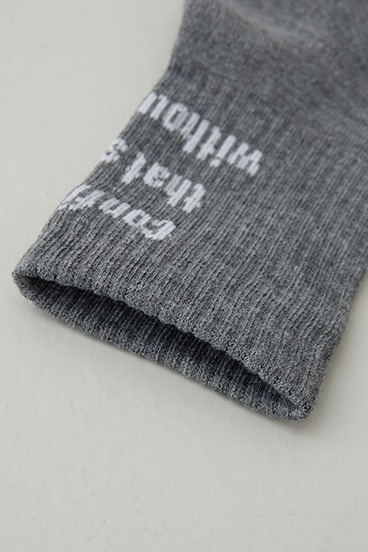 メッセージミドルソックス 詳細画像