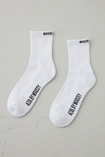 ロゴジャガードミドルソックス