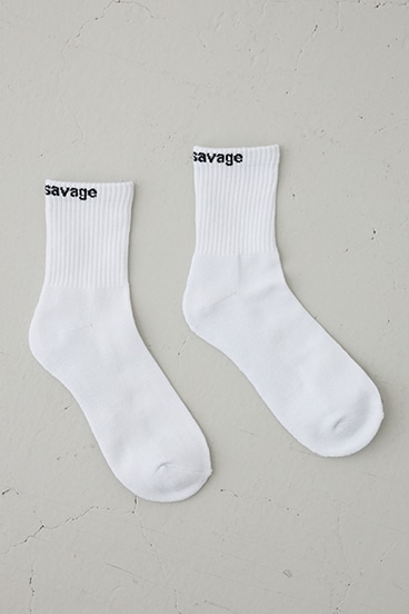 ロゴジャガードミドルソックス