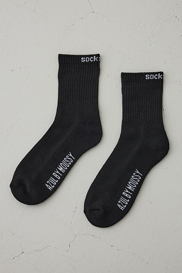 ロゴジャガードミドルソックス