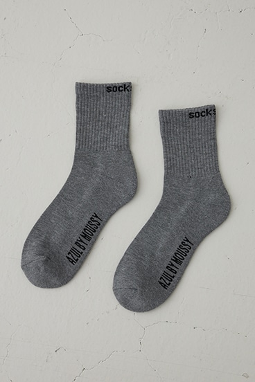 ロゴジャガードミドルソックス