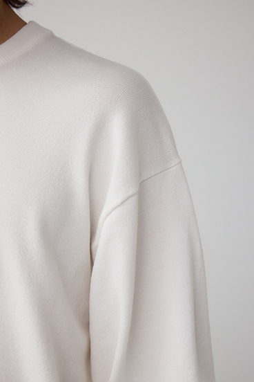 格上げ コンフォータブルクルーネックニット 詳細画像