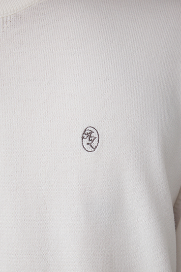 格上げ コンフォータブルクルーネックニット 詳細画像