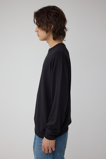 格上げ コンフォータブルクルーネックニット 詳細画像