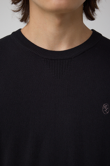 格上げ コンフォータブルクルーネックニット 詳細画像