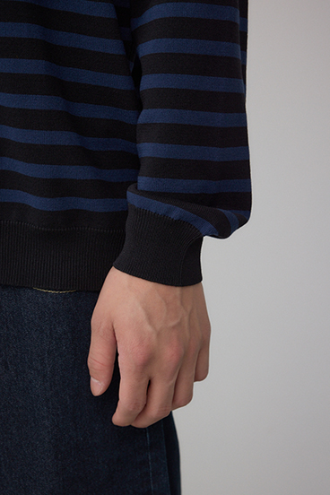 格上げ コンフォータブルクルーネックニット 詳細画像