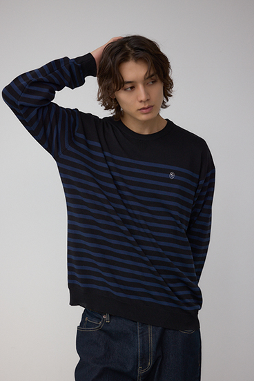 格上げ コンフォータブルクルーネックニット 詳細画像