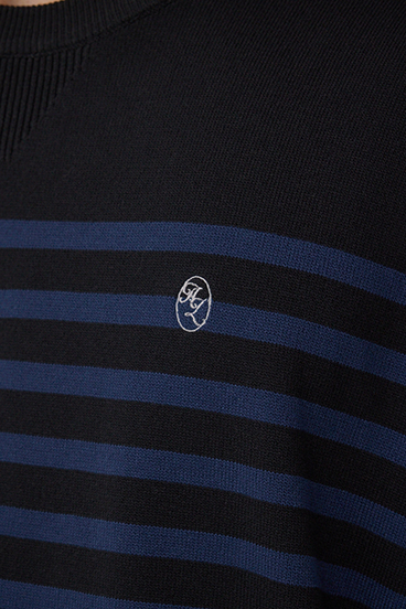 格上げ コンフォータブルクルーネックニット 詳細画像