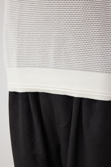 ハニカムタートルネックニット 詳細画像