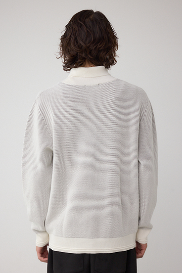 ハニカムタートルネックニット 詳細画像