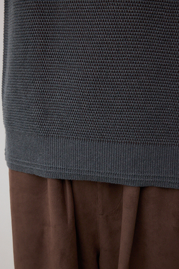 ハニカムタートルネックニット 詳細画像