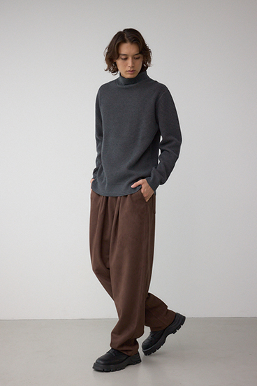 ハニカムタートルネックニット 詳細画像