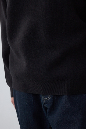 裏シャギーボアニットトップス 詳細画像