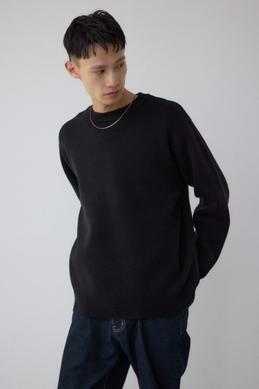 裏シャギーボアニットトップス 詳細画像