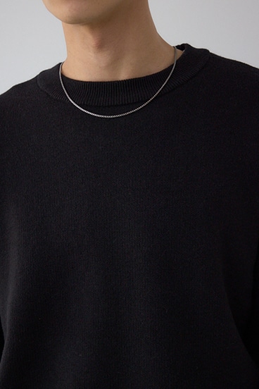 裏シャギーボアニットトップス 詳細画像