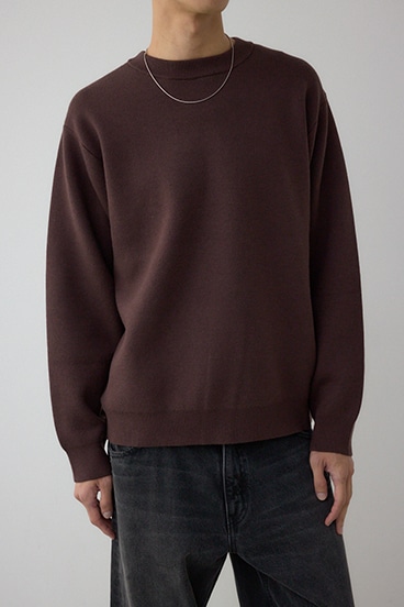 裏シャギーボアニットトップス