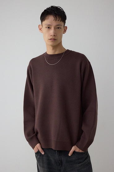 裏シャギーボアニットトップス 詳細画像