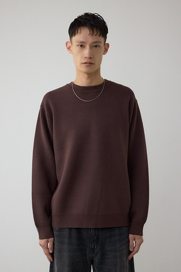 裏シャギーボアニットトップス 詳細画像