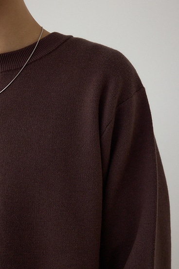 裏シャギーボアニットトップス 詳細画像