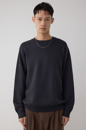 裏シャギーボアニットトップス 詳細画像