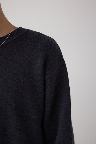 裏シャギーボアニットトップス 詳細画像