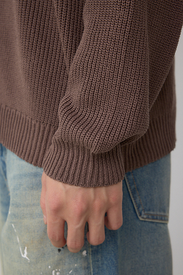 ショルダーボタンニットトップス 詳細画像