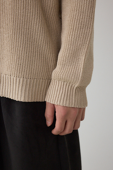 ショルダーボタンニットトップス 詳細画像