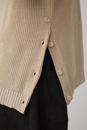 ショルダーボタンニットトップス 詳細画像