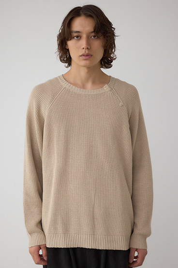 ショルダーボタンニットトップス 詳細画像