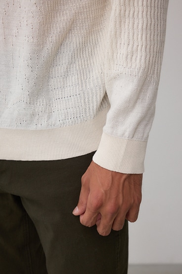 シャドーウィーブニット 詳細画像