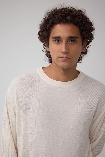 シャドーウィーブニット 詳細画像