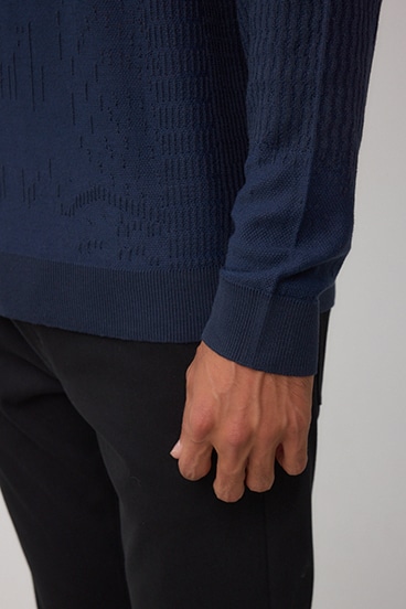 シャドーウィーブニット 詳細画像