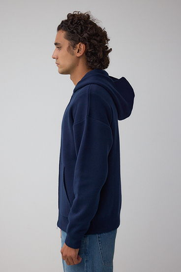 ニットジップアップパーカー 詳細画像