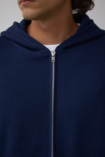 ニットジップアップパーカー 詳細画像