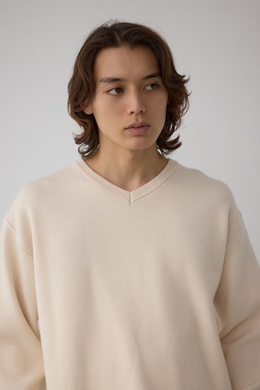 スムースニットVネックトップス