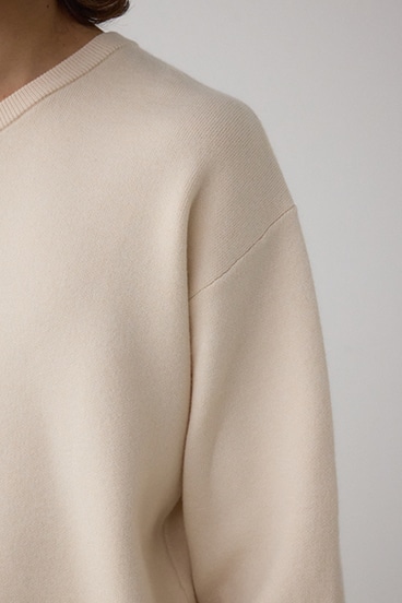 スムースニットVネックトップス 詳細画像