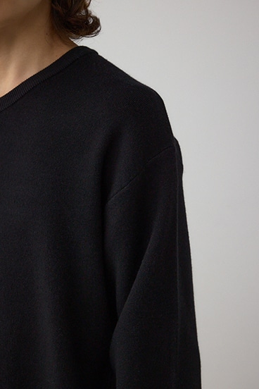 スムースニットVネックトップス 詳細画像