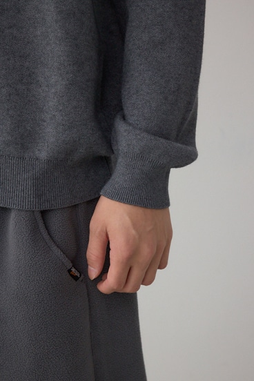 スムースニットVネックトップス 詳細画像