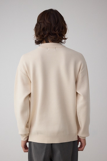 スムースニットモックネックトップス 詳細画像