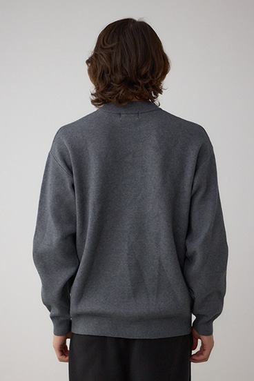 スムースニットモックネックトップス 詳細画像