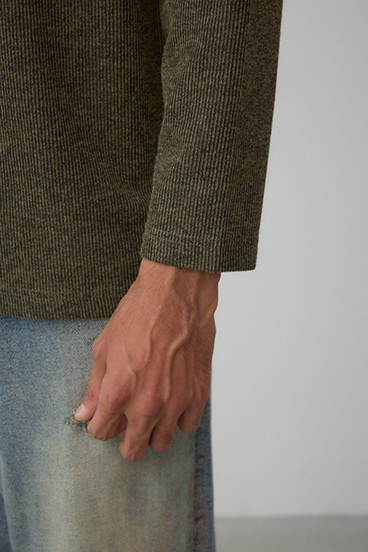 スリーブポケット長袖トップス 詳細画像