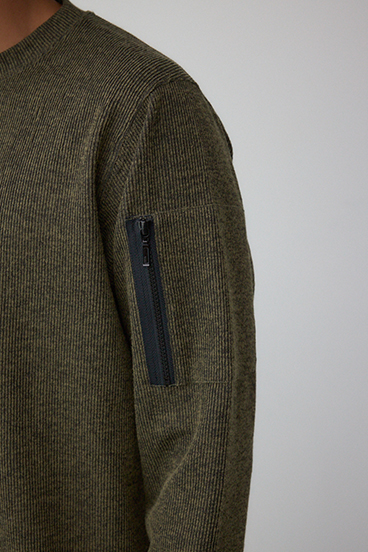 スリーブポケット長袖トップス 詳細画像