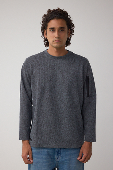 スリーブポケット長袖トップス 詳細画像