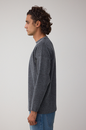 スリーブポケット長袖トップス 詳細画像