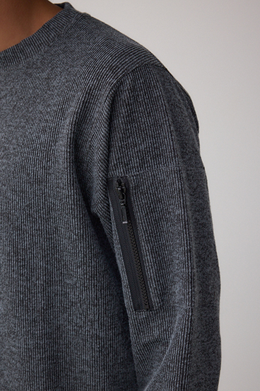 スリーブポケット長袖トップス 詳細画像