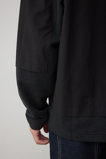 クロスパネルスウェット 詳細画像