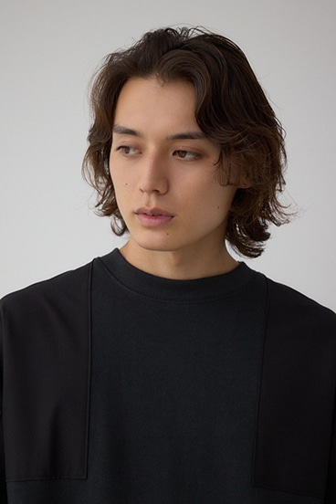 クロスパネルスウェット