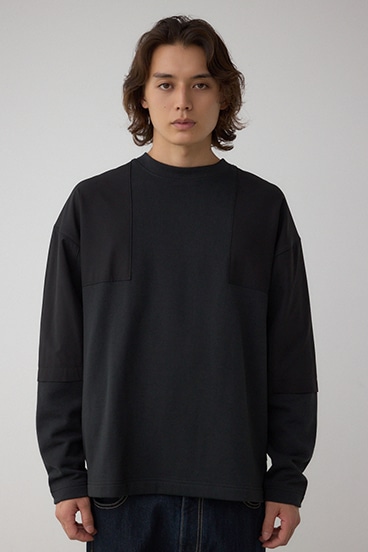 クロスパネルスウェット 詳細画像