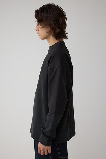 クロスパネルスウェット 詳細画像